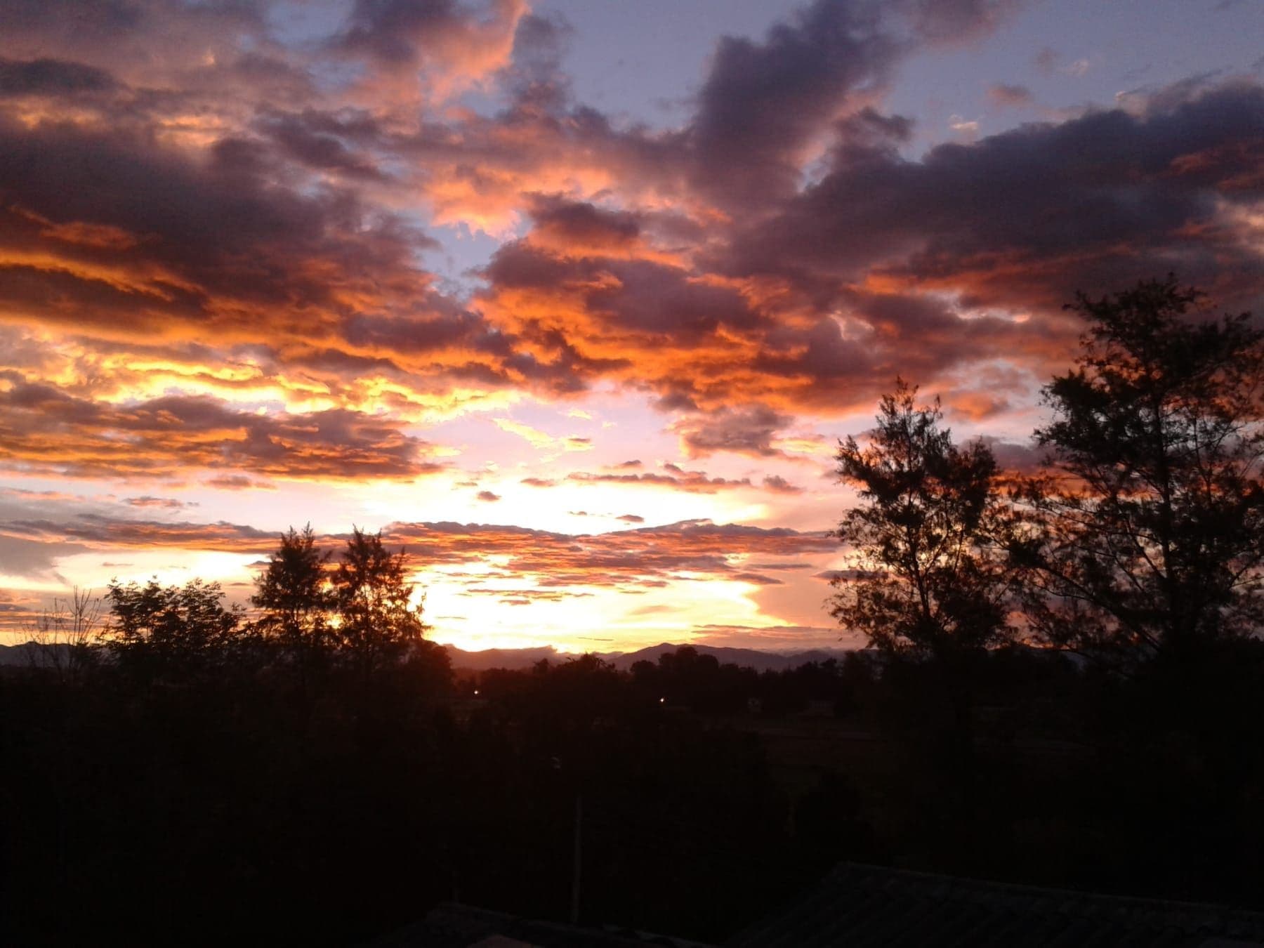 Atardecer sobre Popayán, Cauca